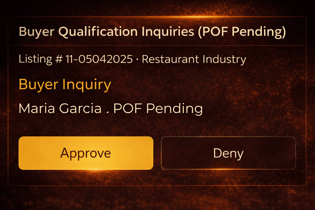 Buyer vetting and access control